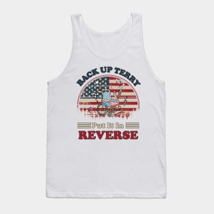 Back Up Terry Put It In Reverse Firework Vintage 4th Of July Tank Top